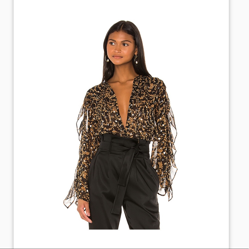 Sabina Musayev Reed Blouse